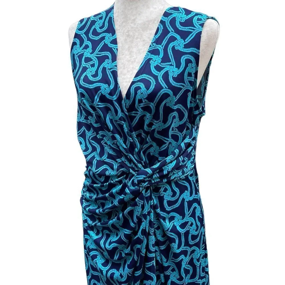 Julie Brown NYC Rope and Knots Front Twist Sleeveless Dress - Picture 3 of 13